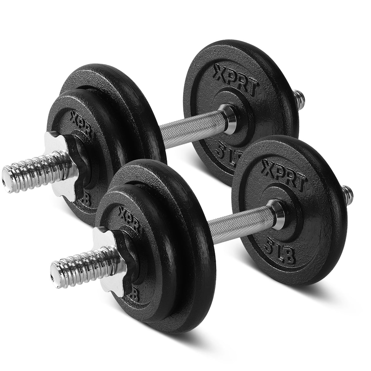 XPRT Fitness 40 lb. Adjustable Dumbbell Set