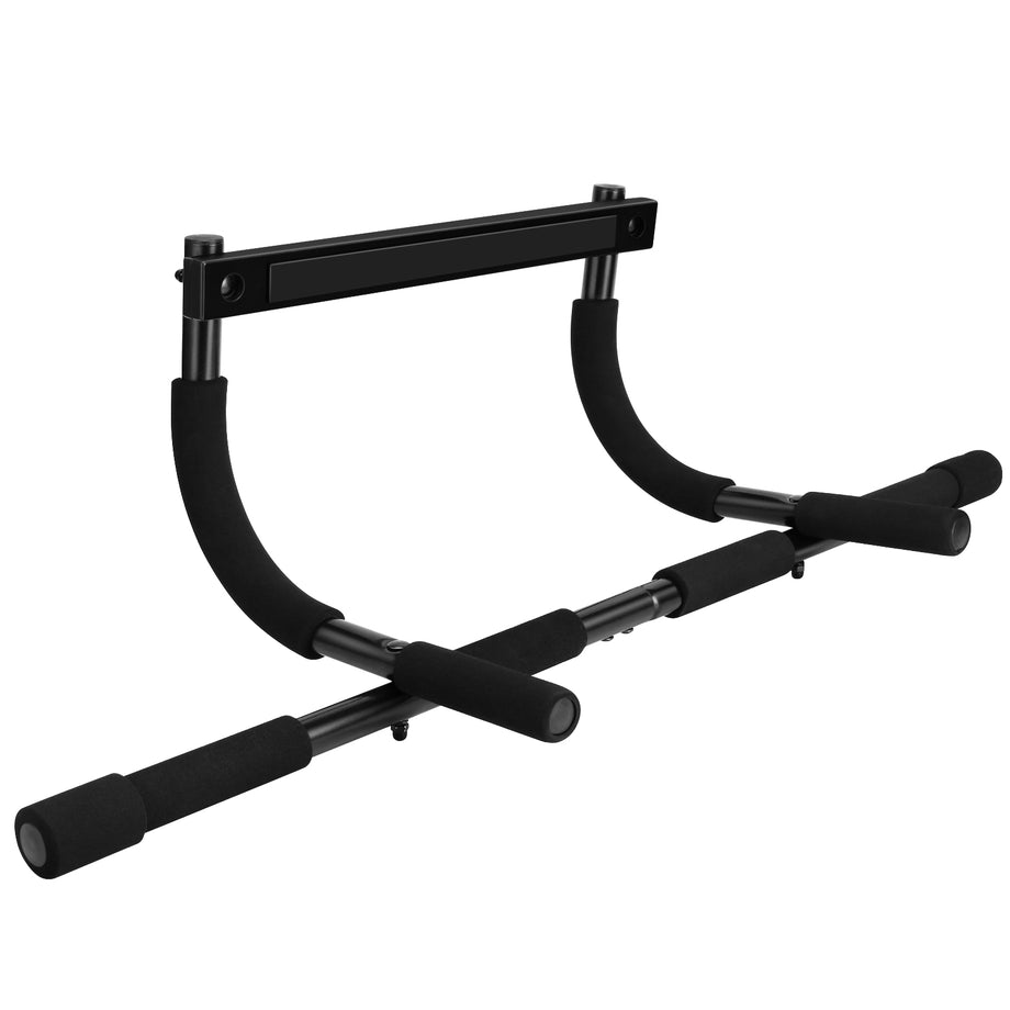 XPRT Fitness Doorway Pull Up Bar - Heavy Duty 300lb Capacity Multi-Gri