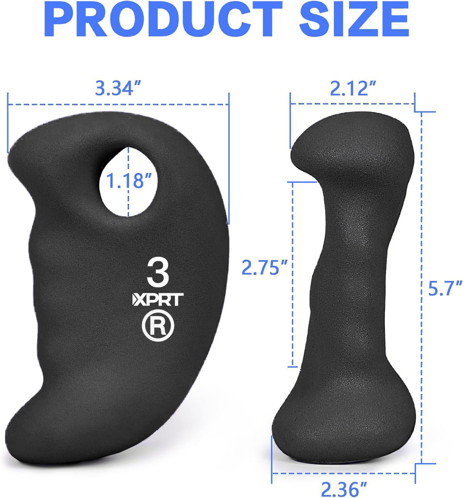 XPRT FITNESS ErgoGrip Neoprene Dumbbells - XPRT Fitness