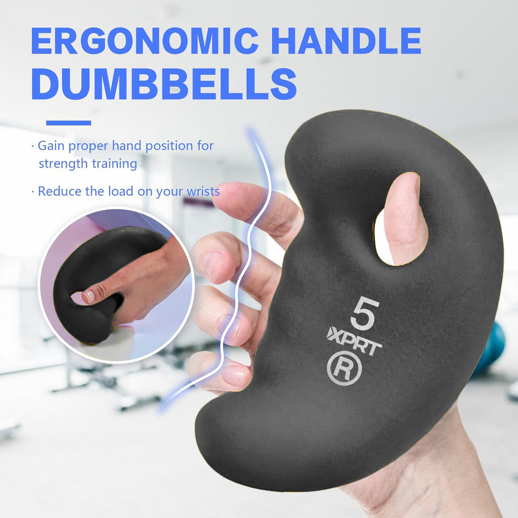 XPRT FITNESS ErgoGrip Neoprene Dumbbells - XPRT Fitness