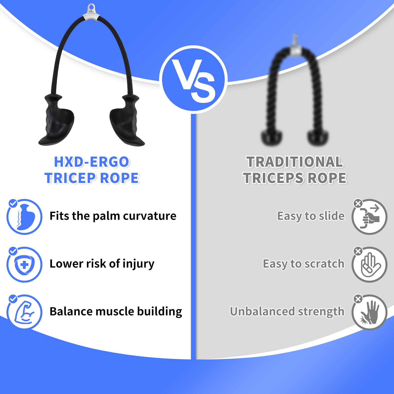 Treiceps Rope Rope Triceps Pushdown Cable