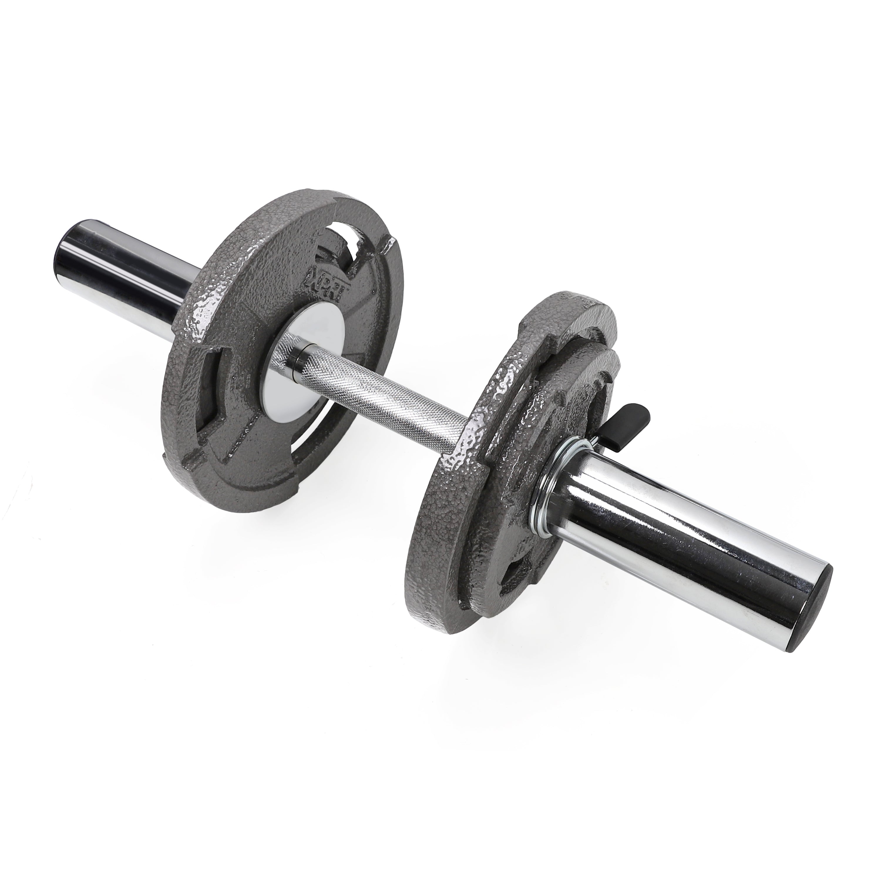 Curl Handle XPRT Fitness Olympic Curl Bar & Dumbbell Handle Set | Chrome Steel 2 ...