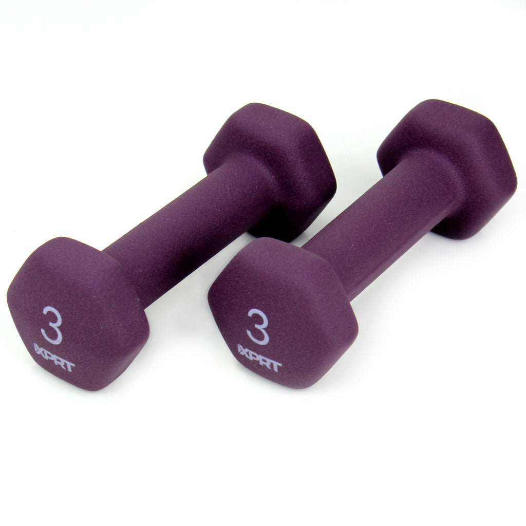 XPRT Fitness Neoprene Dumbbells for Strength Training, 5 to 20lbs - XPRT Fitness
