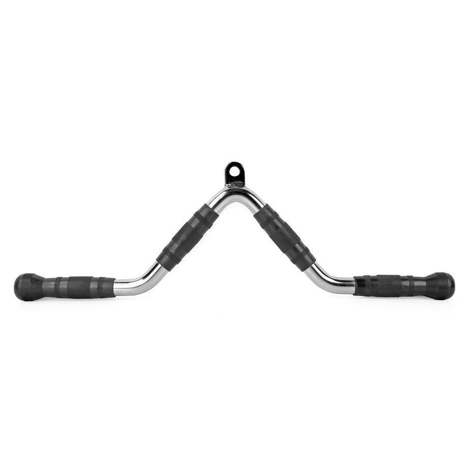 XPRT Fitness LAT Tricep Pull Down Bar Press Down Cable Machine Attachm