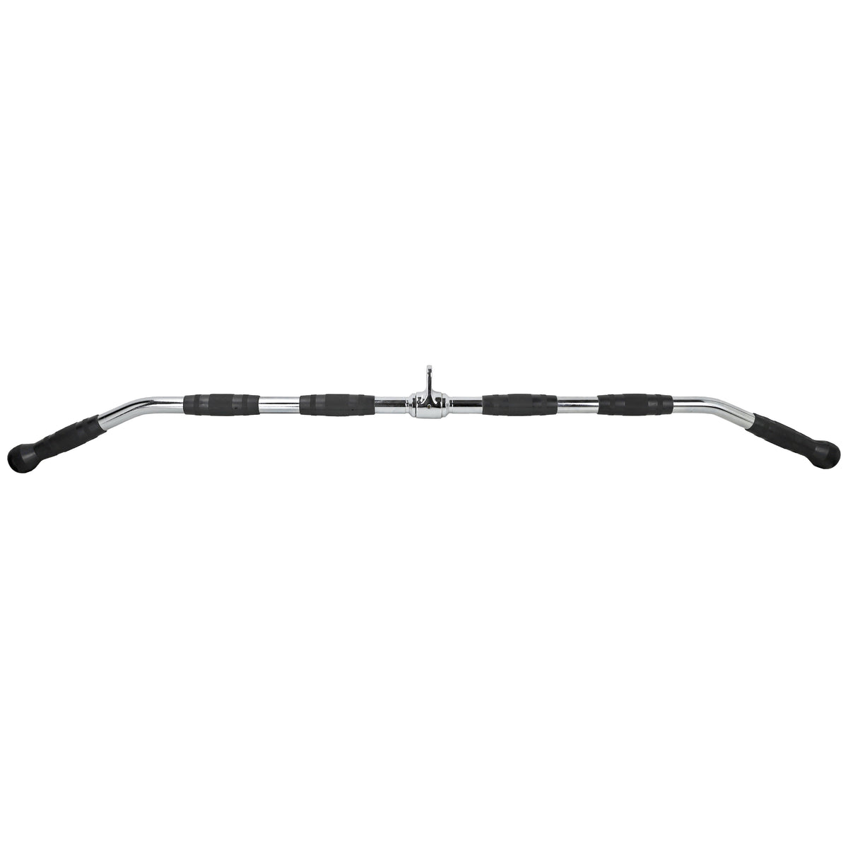 XPRT Fitness 47'' Lat Pull Down Bar Press Down Cable Machine Attachment | Multiple Rubber Grip Handles, Full Rotation | Tricep Pulldown Attachment for Home Gym, Strength Training, Bicep Curls, Back Workouts, Cable Machine Accessories - XPRT Fitness