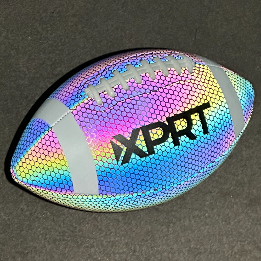 XPRT Fitness Flash-Reflective Football Size 6 - Pro-Grade Night Game Ball - XPRT Fitness