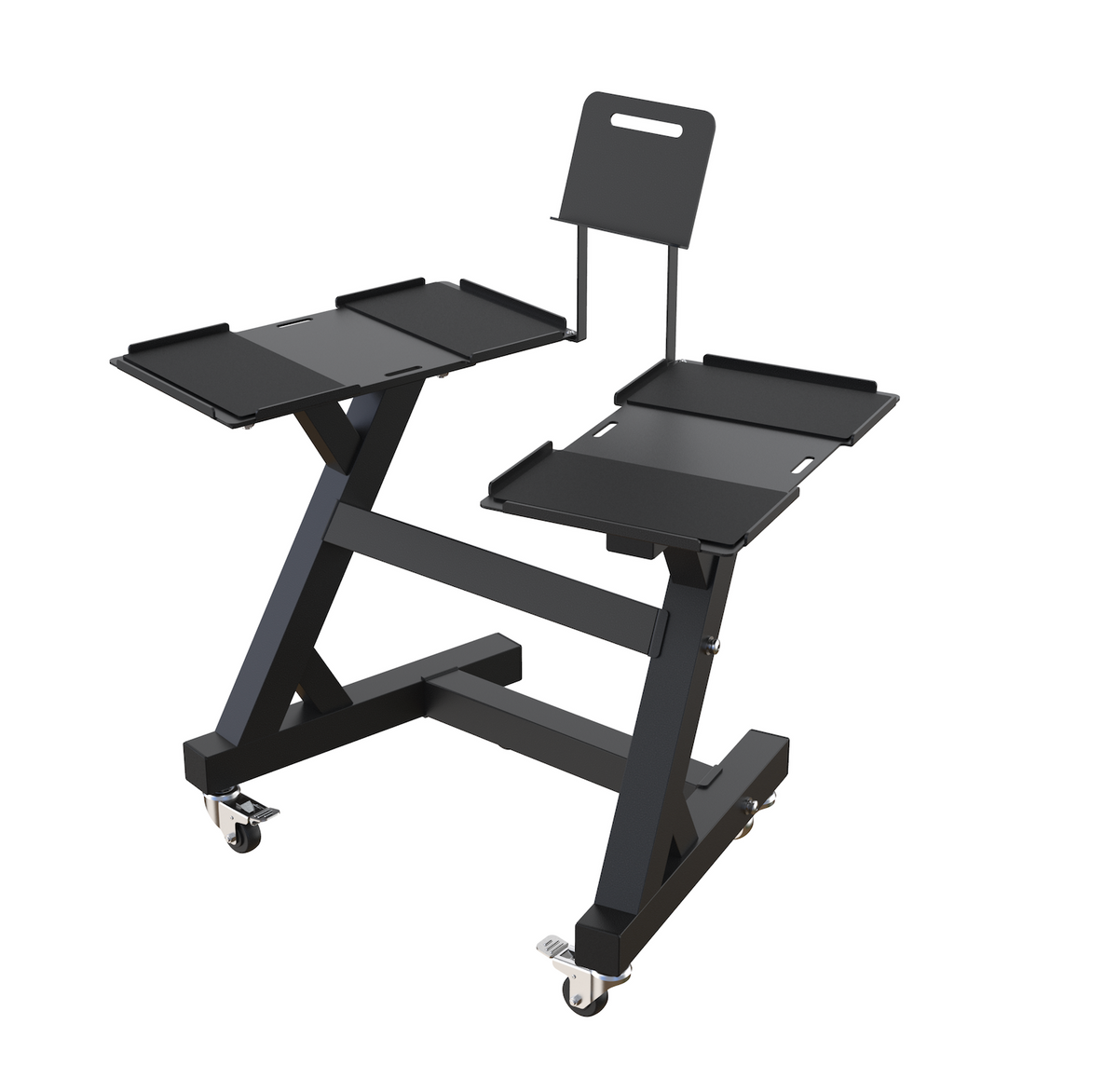 XPRT Fitness Adjustable Dumbbell Rack with Wheels – 300 lbs Capacity - XPRT Fitness