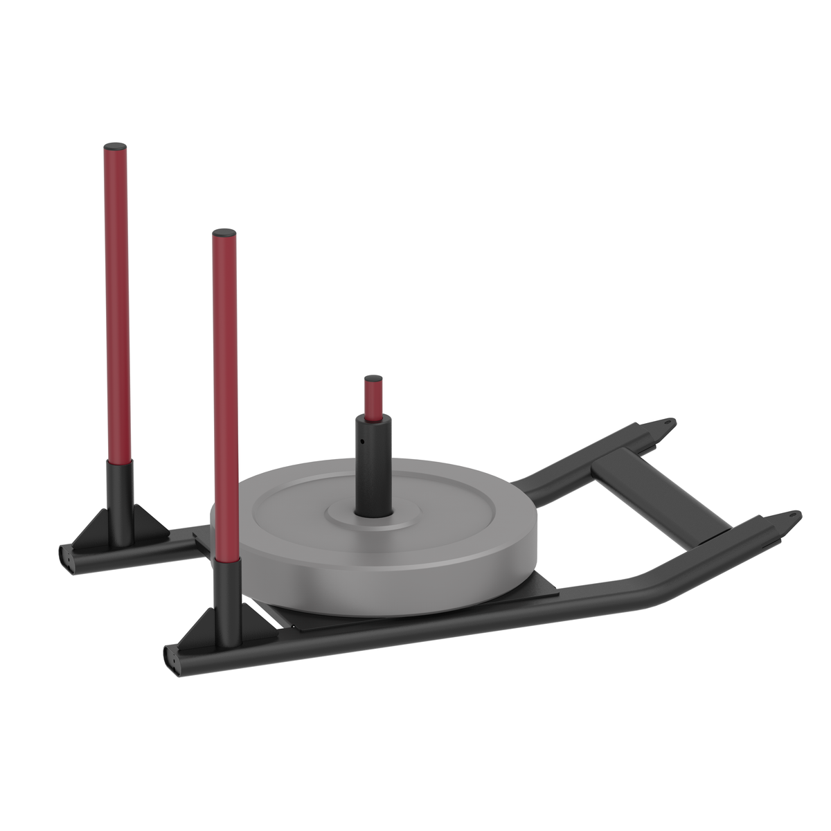 XPRT Fitness Push-Pull Training Sled with Detachable Posts - 660 lbs Capacity | All-Surface Conditioning Sled for Gym, Track & Lawn - XPRT Fitness