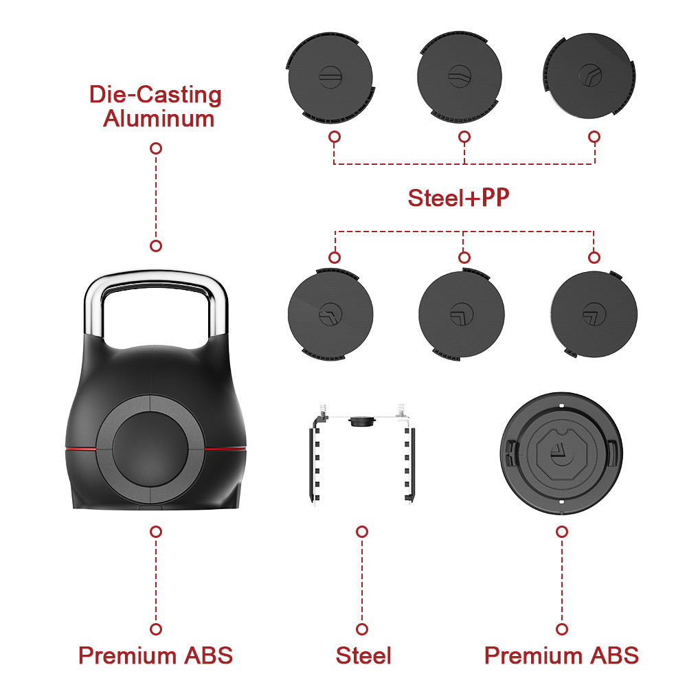 XPRT Fitness Adjustable Kettlebell 44 lbs