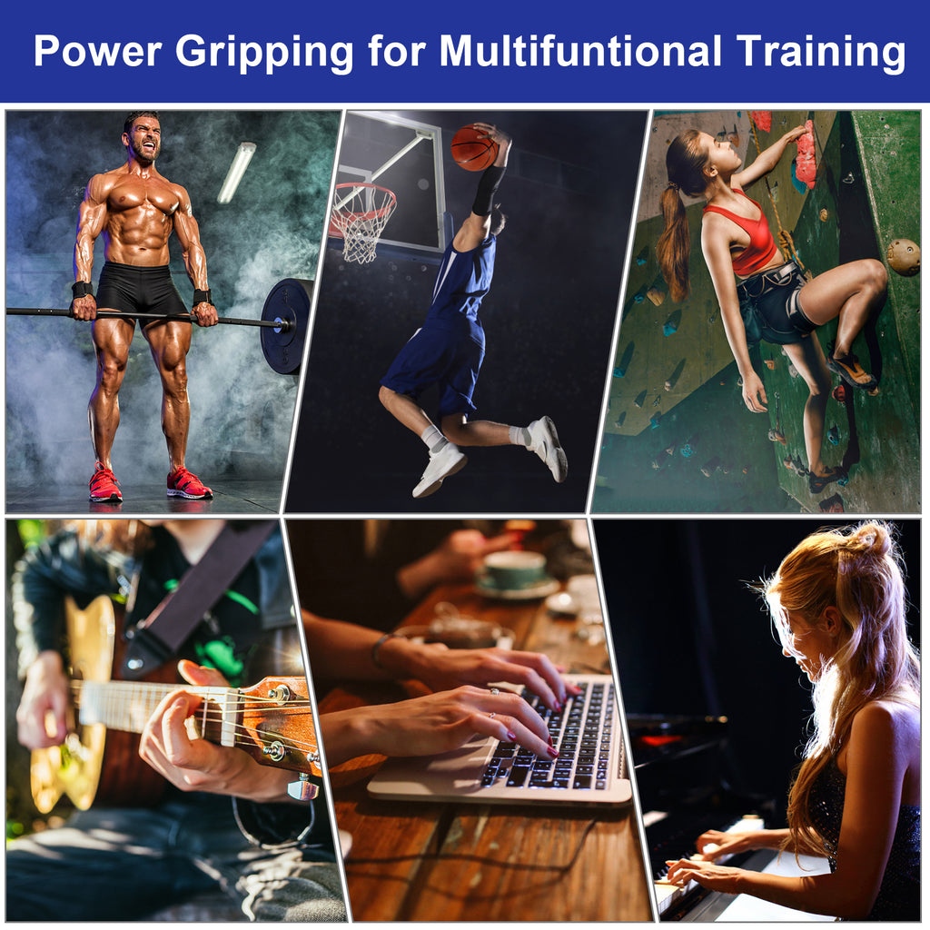 XPRT Grip Strength Training Kit – Adjustable Hand Gripper 11-132 lbs 5-Piece Set for Hand, Finger & Forearm Workout - XPRT Fitness