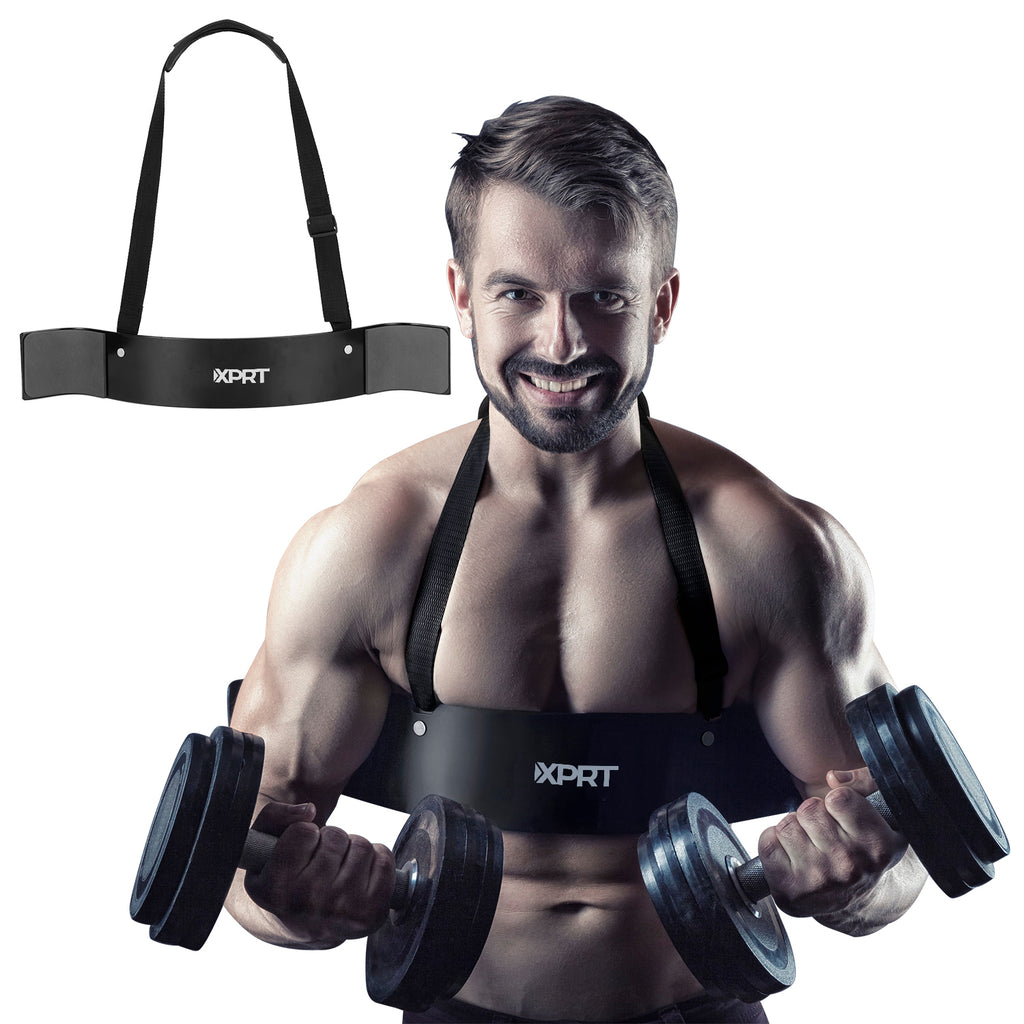 XPRT Fitness Arm Blaster – Premium Aluminum Bicep Isolator with Contoured Design & Padded Support - XPRT Fitness