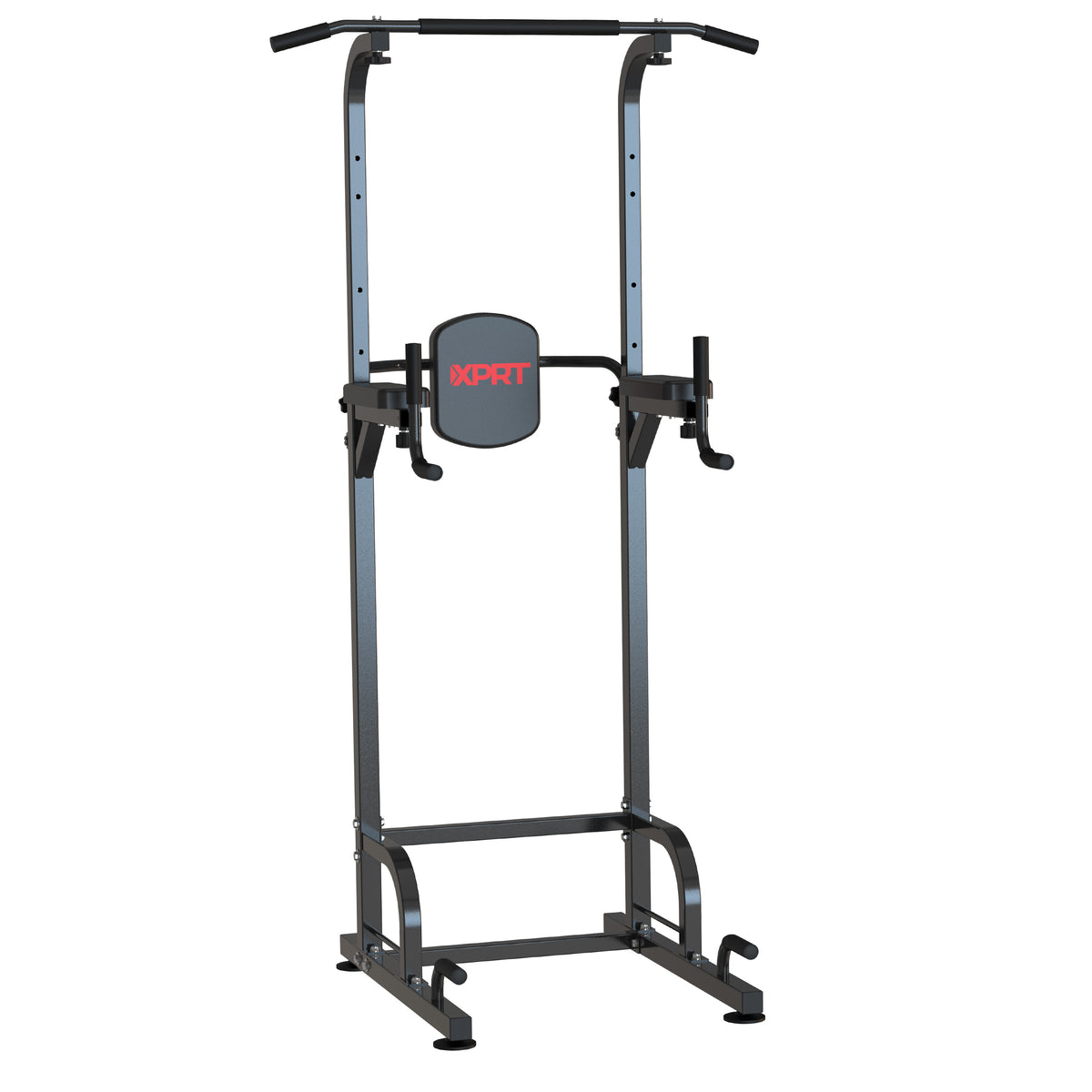 XPRT Fitness Heavy-Duty Power Tower Pull Up & Dip Station – Adjustable Home Gym Strength Training Equipment - XPRT Fitness