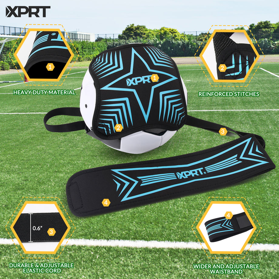 スポーツ・フィットネス Group kick WIN09/SPR09/JUL09/OCT09 XPRT Soccer Kick Trainer | Adjustable Solo Soccer Training Belt
