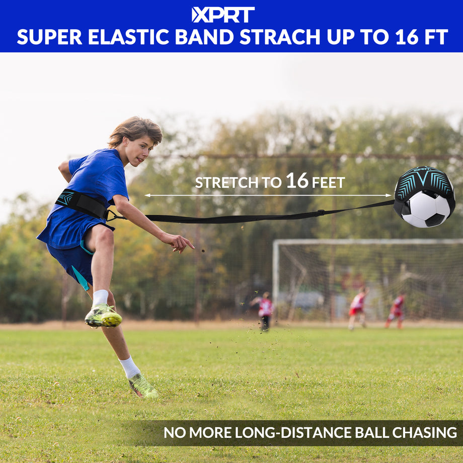 XPRT Soccer Kick Trainer | Adjustable Solo Soccer Training Belt