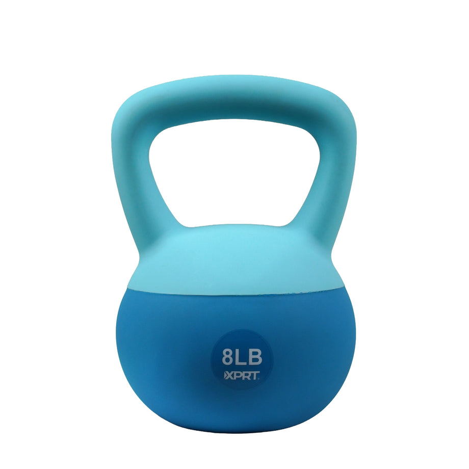 XPRT Soft Kettlebell | Sand-Filled, Floor-Safe & Color-Coded (8LB