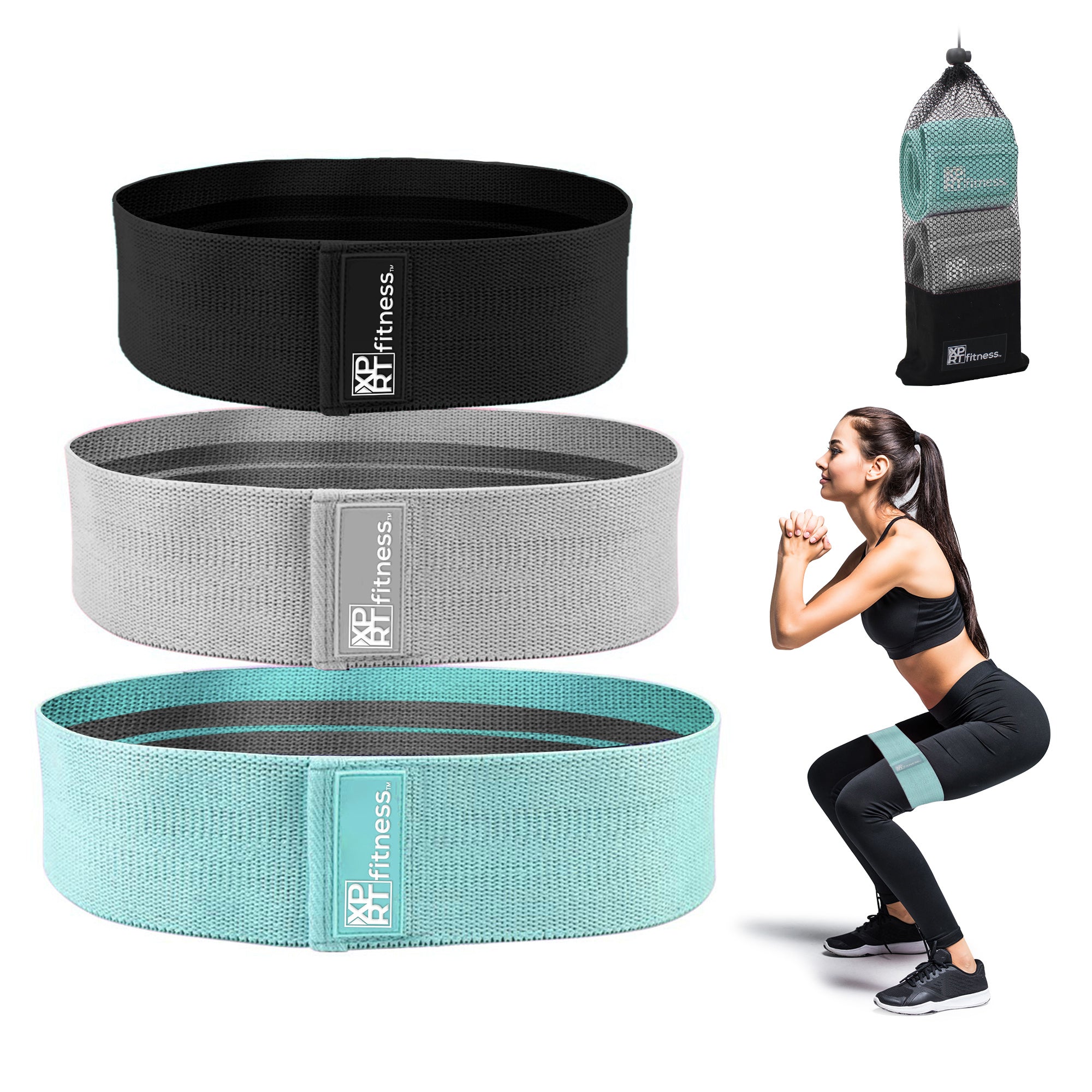 Spearmint Flexible Yoga Stretch Band for Hip Exercise and Fitness Drill