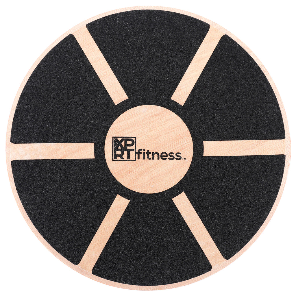 XPRT Fitness Balance Board Wooden Wobble Fitness Stability Training Board - XPRT Fitness