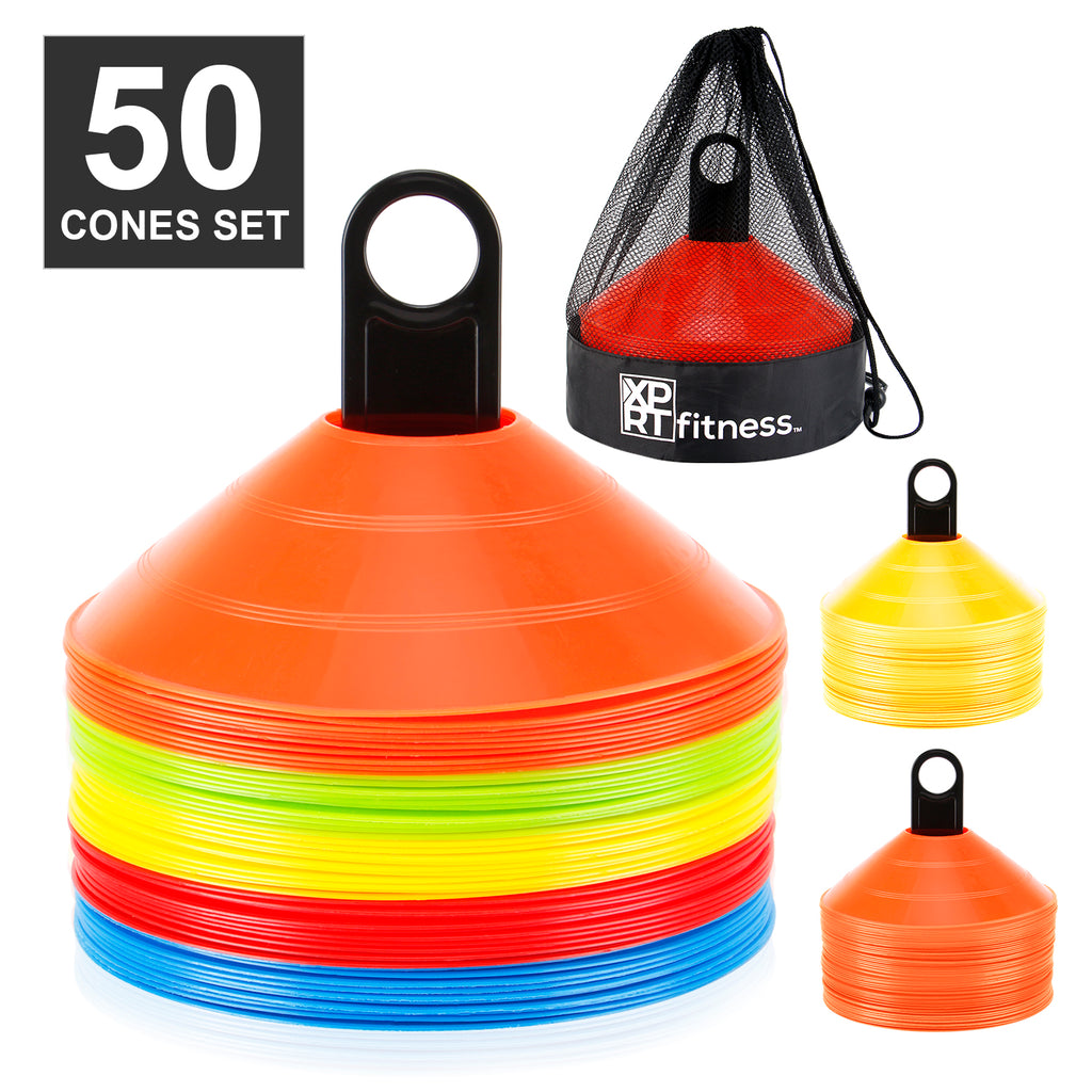 XPRT Fitness Agility  Soccer Cones Set Agility Cones Set - XPRT Fitness