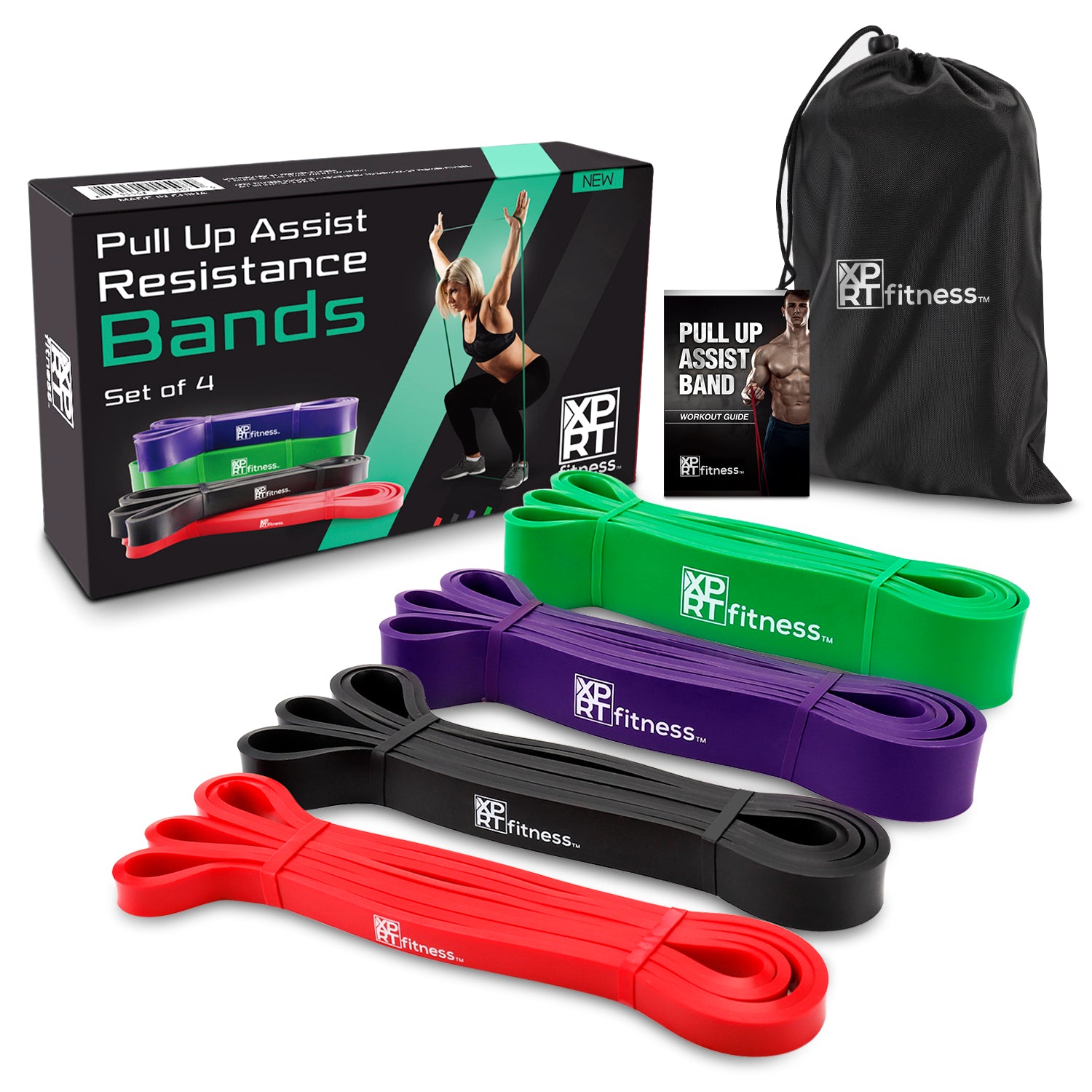 Resistance Bands for Stretching, Strength Training & Pull Up