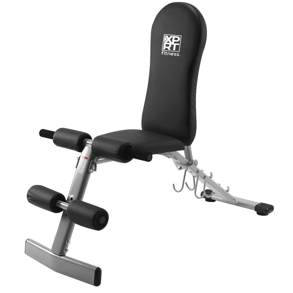 XPRT Fitness Utility Exercise Bench Flat/Upright/Decline/Flat/Incline - XPRT Fitness