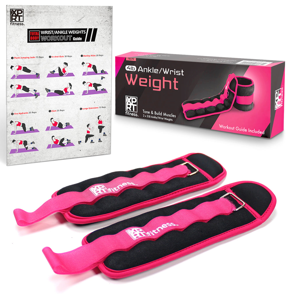 XPRT Fitness Ankle Weights for Women and Men, for Exercise, Walking, Jogging - XPRT Fitness