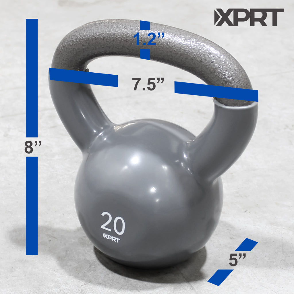 XPRT Fitness Vinyl Dipped Kettlebell - XPRT Fitness