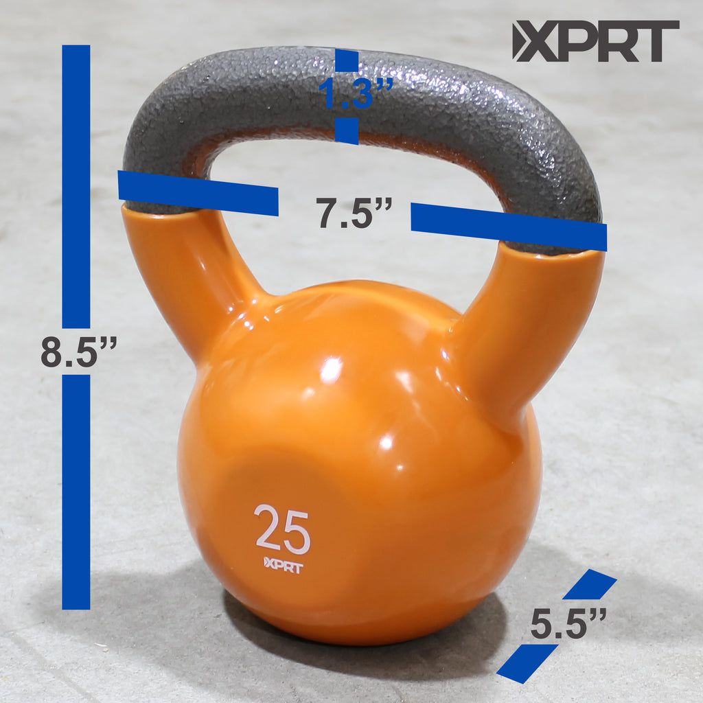 XPRT Fitness Vinyl Dipped Kettlebell - XPRT Fitness