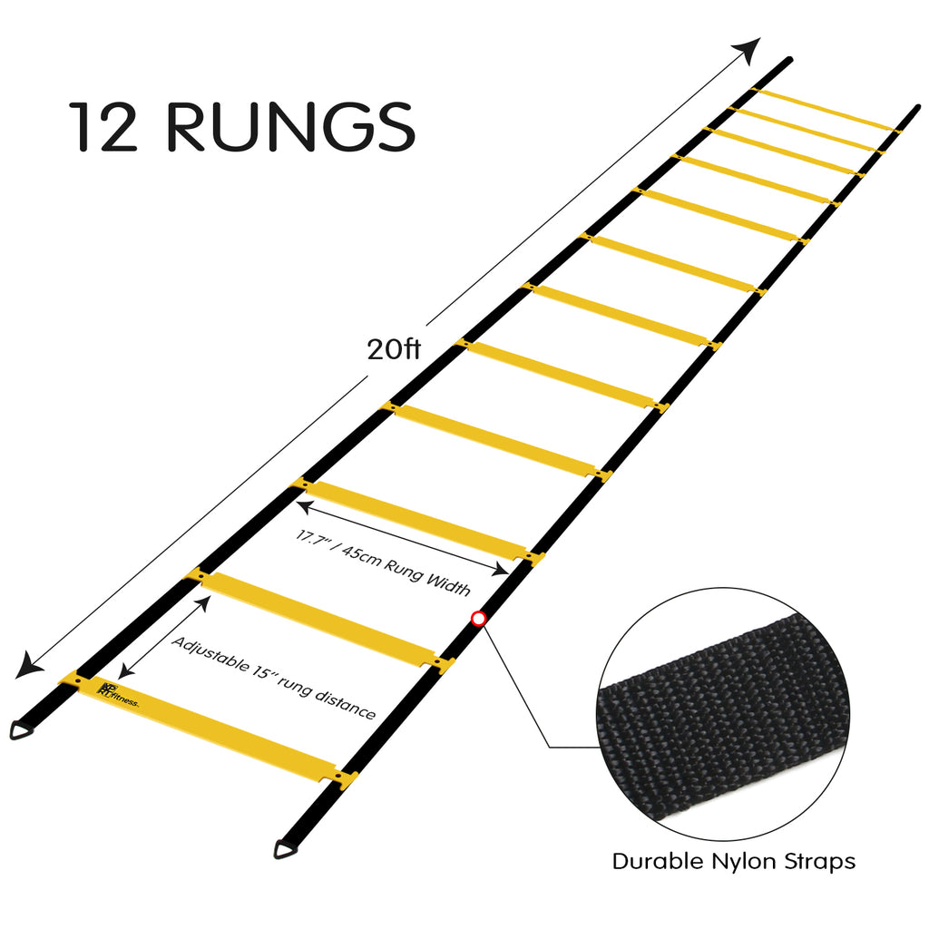 XPRT Fitness Agility Ladder for Agility, Speed and Coordination - XPRT Fitness