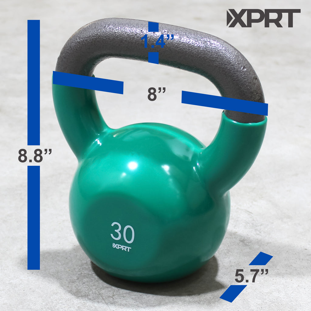 XPRT Fitness Vinyl Dipped Kettlebell - XPRT Fitness