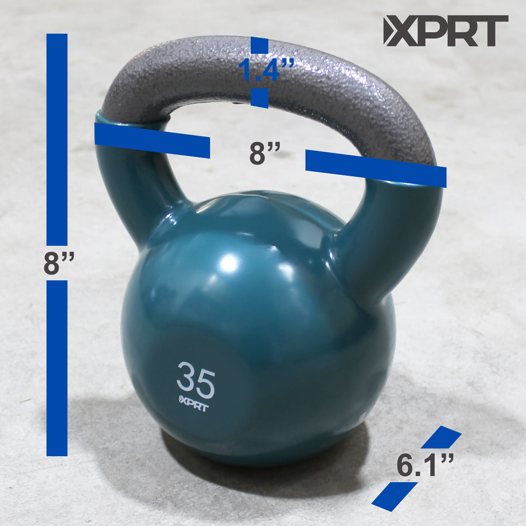 XPRT Fitness Vinyl Dipped Kettlebell - XPRT Fitness