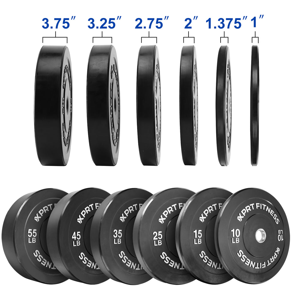 XPRT Fitness Olympic Rubber Bumper Plates - XPRT Fitness