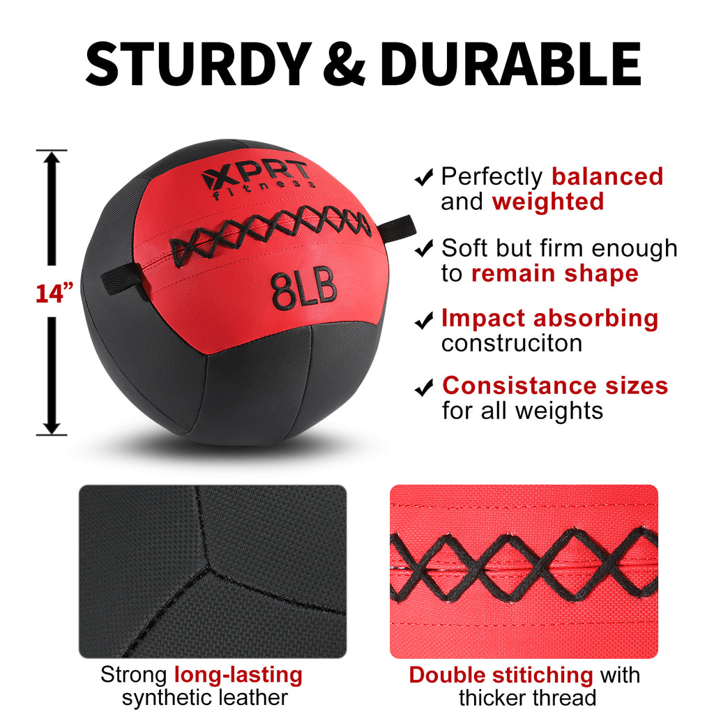 XPRT Fitness Soft Wall/Medicine Ball Core Strength And Conditioning Muscle Building Core Exercise - XPRT Fitness