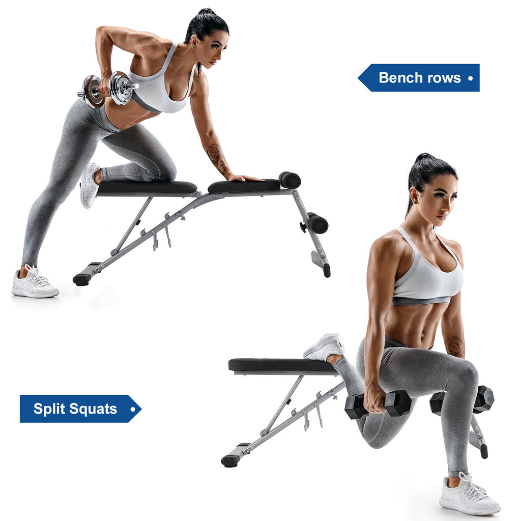 XPRT Fitness Utility Exercise Bench Flat/Upright/Decline/Flat/Incline - XPRT Fitness