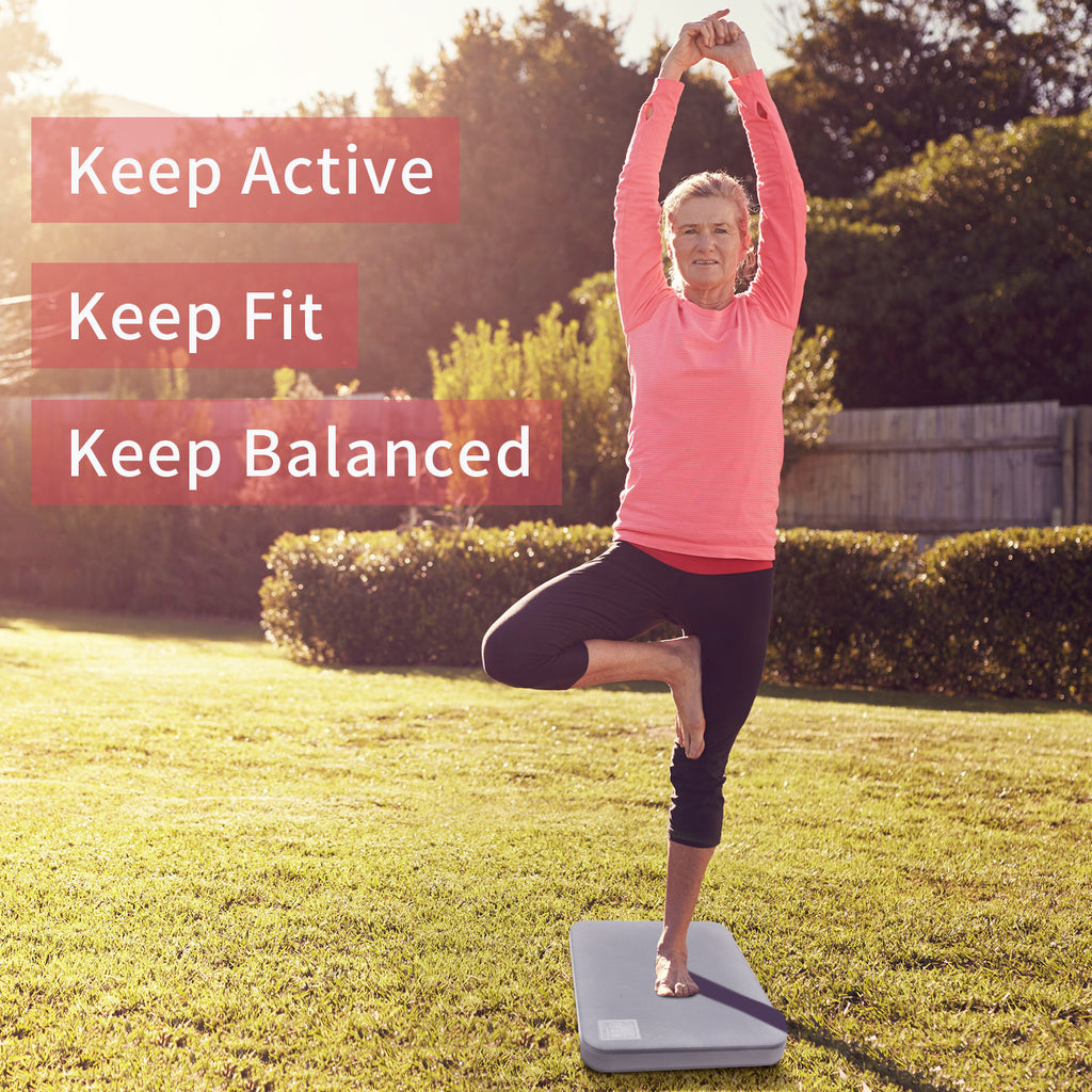 XPRT Fitness Balance Pad Stability Cushion Standing&sitting mat FREE yoga strap - XPRT Fitness