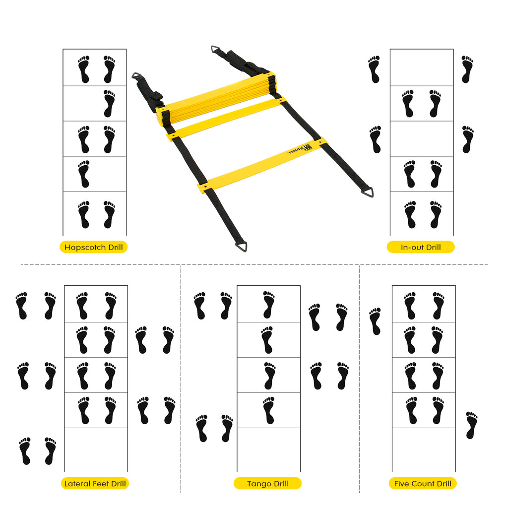 XPRT Fitness Agility Ladder for Agility, Speed and Coordination - XPRT Fitness