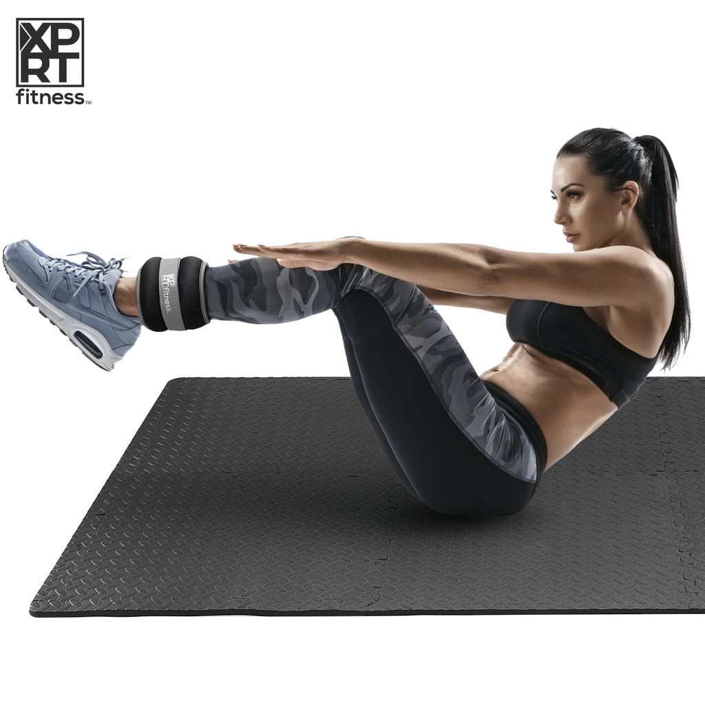 XPRT Fitness 3/4’’ Thick Interlocking Foam Mat Exercise Fitness Equipment Mat - XPRT Fitness