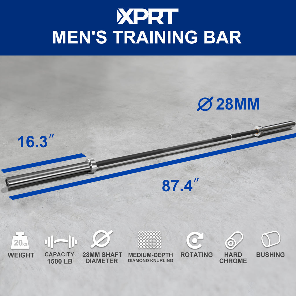 XPRT Fitness Olympic Men's Training Bar - XPRT Fitness
