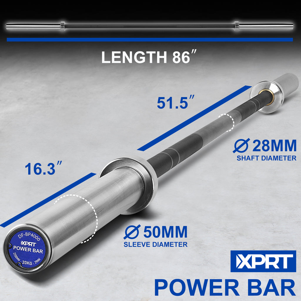 XPRT Fitness Power Bar, 1500lbs Capacity - XPRT Fitness