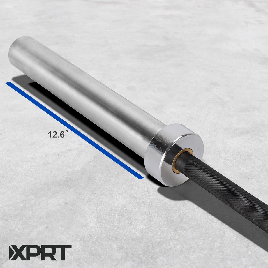 XPRT Fitness 15KG Women's Olympic Barbell – 25MM Grip, Black