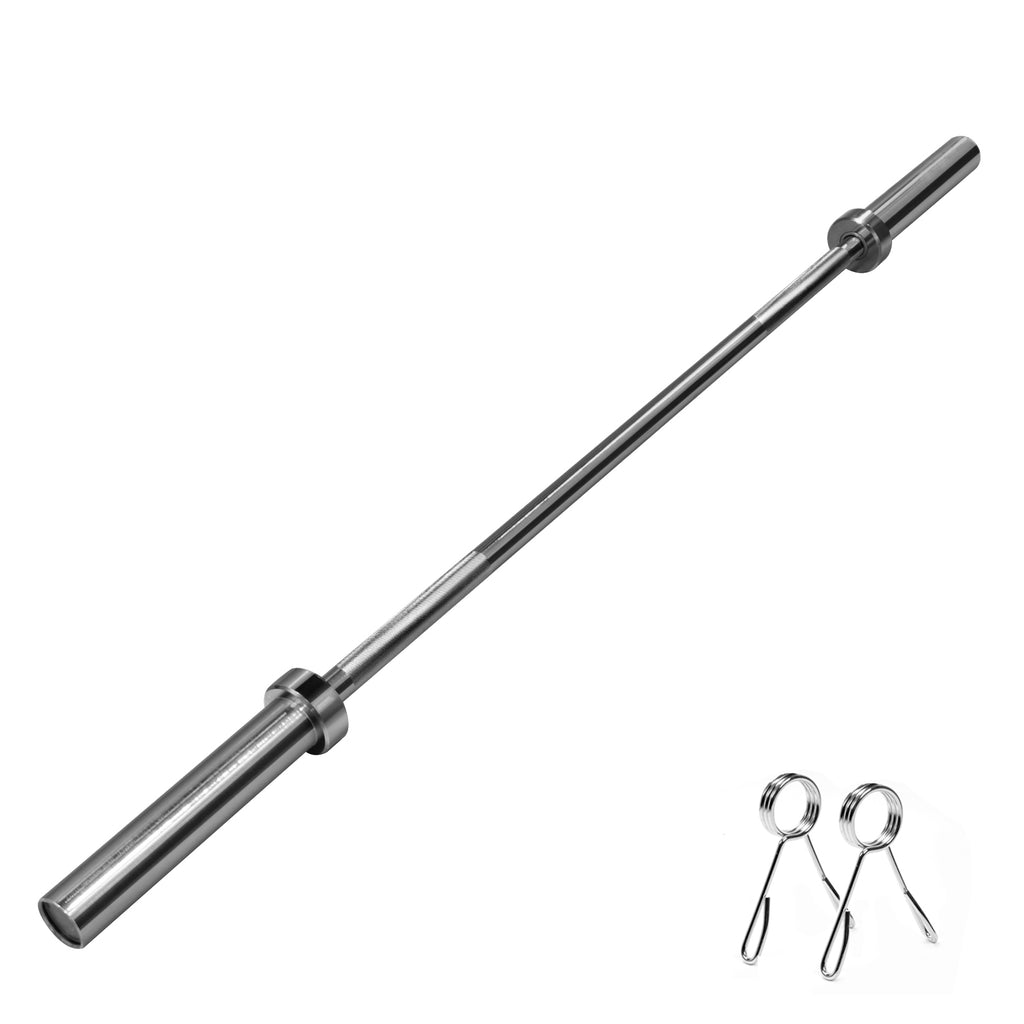 XPRT Fitness 5 FT Olympic Weightlifting Barbell With Spring Collars - XPRT Fitness