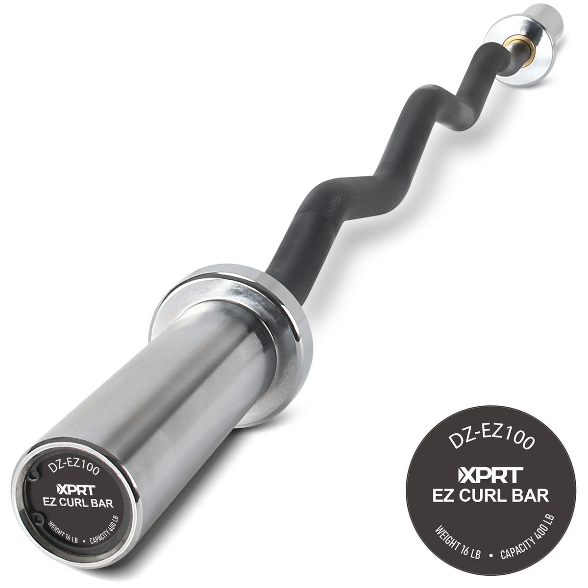 XPRT Fitness 48" Olympic EZ Curl Bar - XPRT Fitness