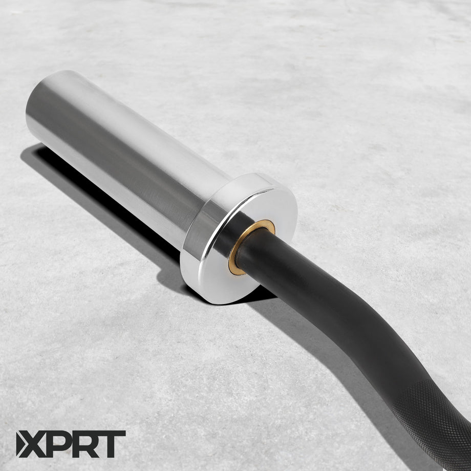 48'' Olympic EZ Curl Bar with Black Oxide & Chrome | XPRT Fitness