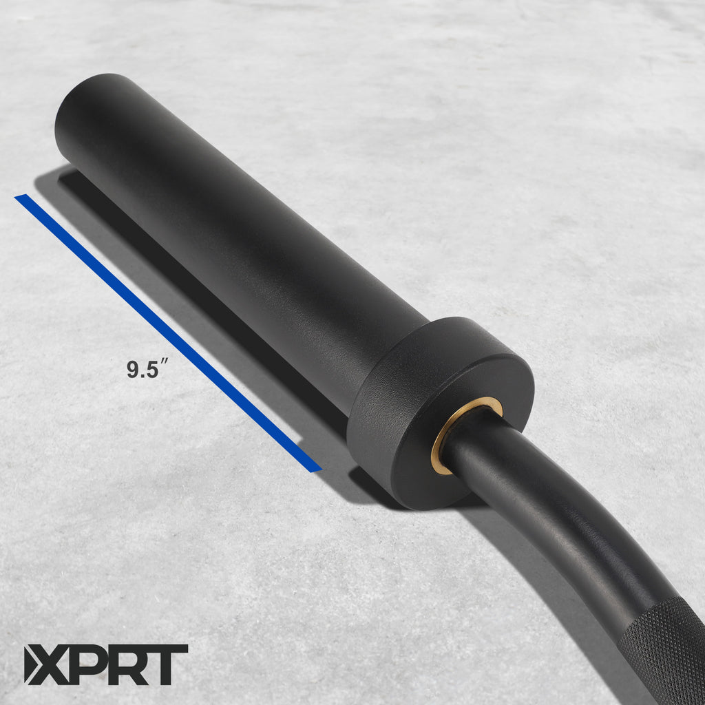 XPRT Fitness 54" Olympic EZ Curl Bar Black - XPRT Fitness