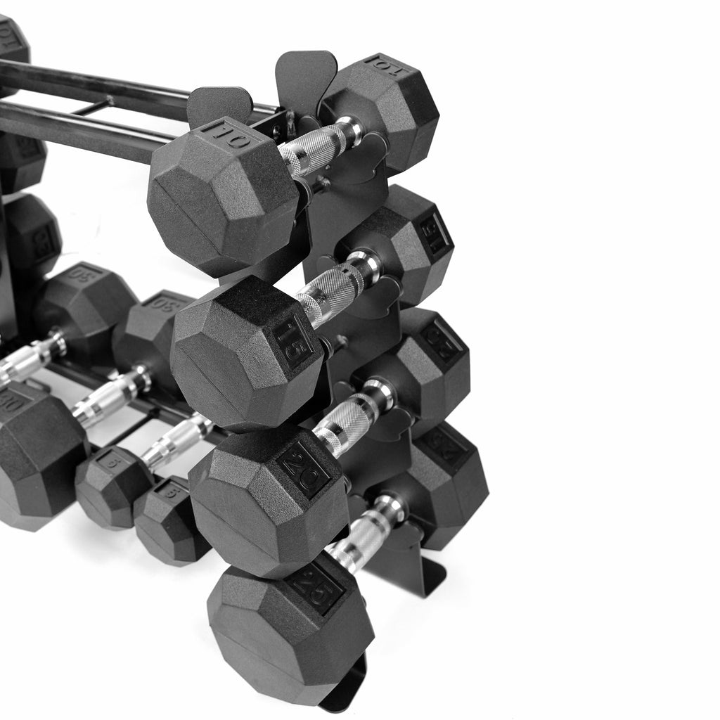 Compact Heavy Duty Dumbbell Storage Rack For Home Gym Holds up to 400 lbs - XPRT Fitness