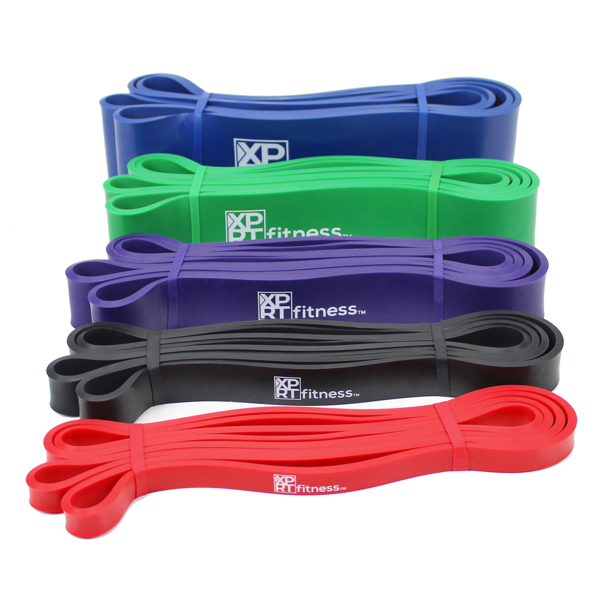 XPRT Fitness Resistance Bands Pull Up Assist Bands Stretching Powerlifting Mobility - XPRT Fitness