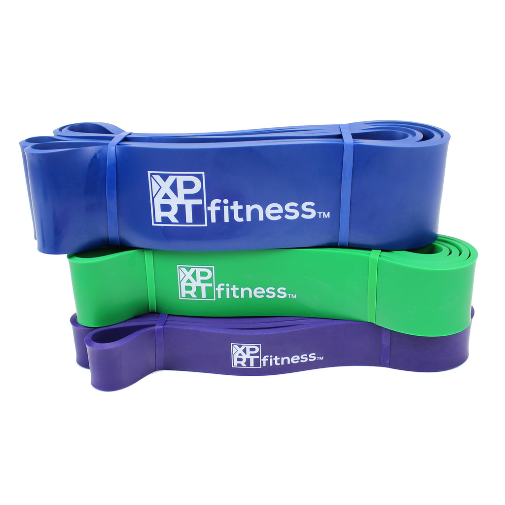 XPRT Fitness Resistance Bands Pull Up Assist Bands Stretching Powerlifting Mobility - XPRT Fitness