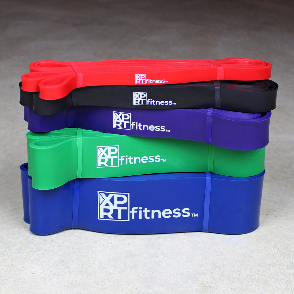 XPRT Fitness Resistance Bands Pull Up Assist Bands Stretching Powerlifting Mobility - XPRT Fitness