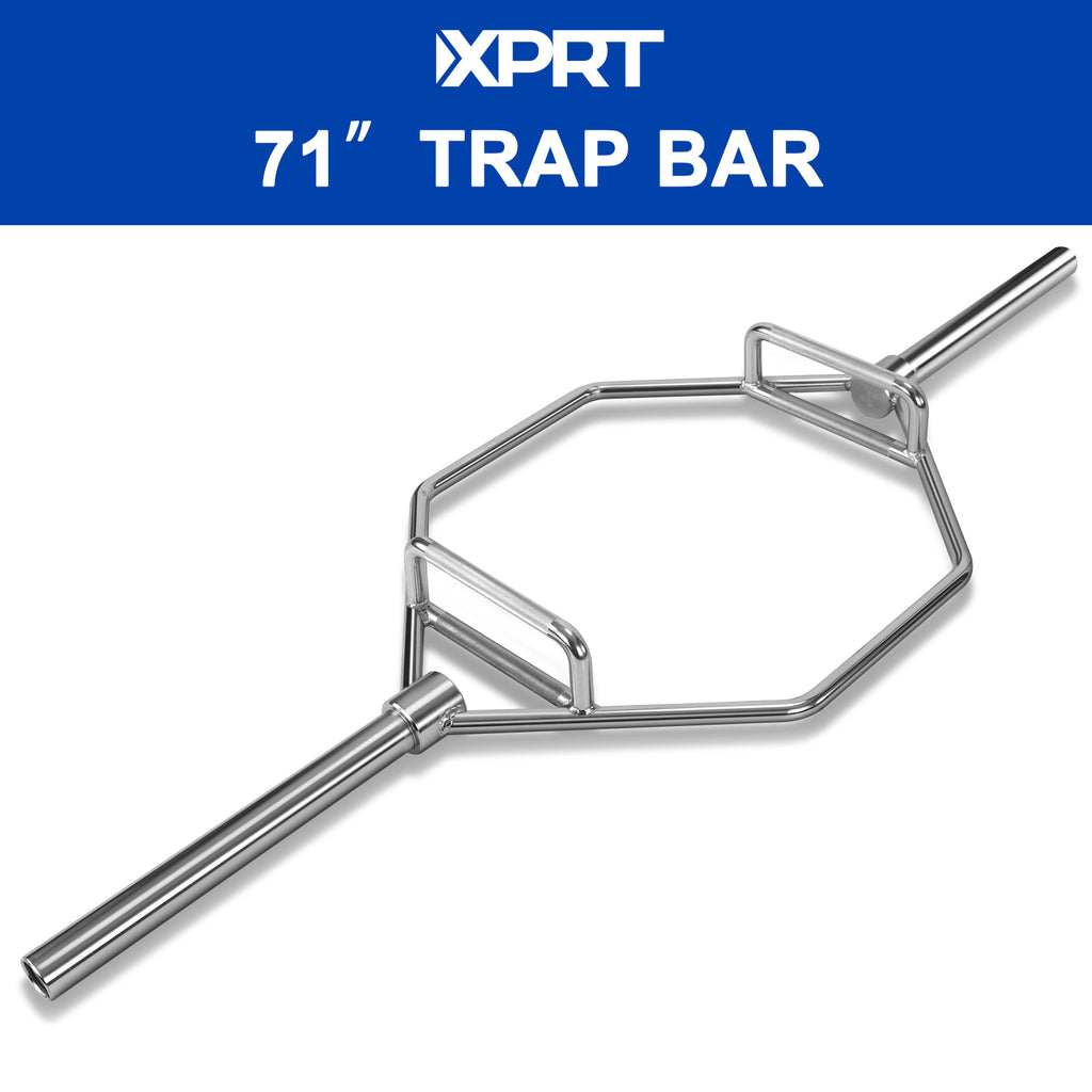 XPRT Fitness 71‘’ Olympic Hex Trap Bar Black - XPRT Fitness
