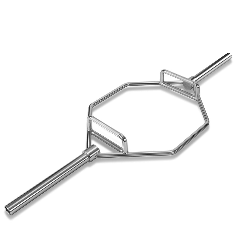 XPRT Fitness 71” Olympic Hex Trap Bar – Chrome, Dual Handles