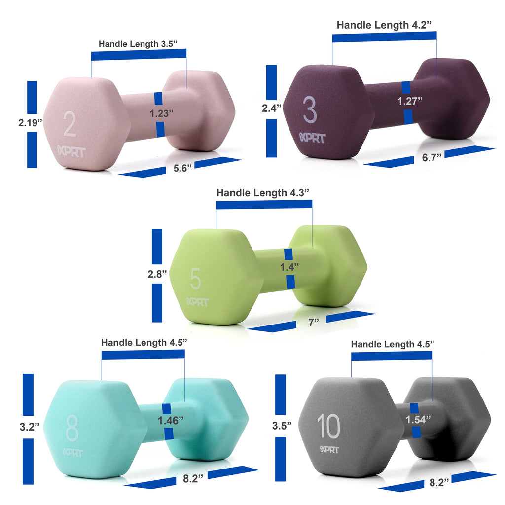 XPRT Fitness Neoprene Dumbbell Sets - XPRT Fitness